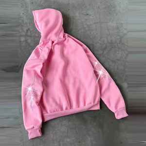 Ensemble jogging deux pièces surdimensionné avec logo personnalisé en strass pour homme, en coton de haute qualité, imperméable et respirant, idéal pour l'hiver - Product Image 4