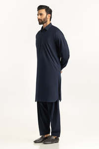 Conjunto de Salwar Kameez para Hombre, Ropa Pakistaní con Logotipo Personalizado 2026, Estilo Indio y Pakistaní, Kurta Pajama, Corte Ajustado, Ecológico - Product Image 3
