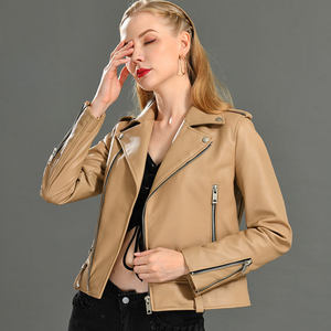 Veste de motard en cuir de vache véritable pour femme PIHA SPORTS, manches longues, coupe-vent, respirante, doublure en coton, style vintage d'hiver - Product Image 6