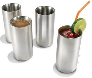 Quality Stainless Steel Custom <b>Metal</b> Shot Glass Mug Pint Cups Bar Beer Single Wall Stackable Tumbler Quality Stainless Steel Cus - Product Image 6