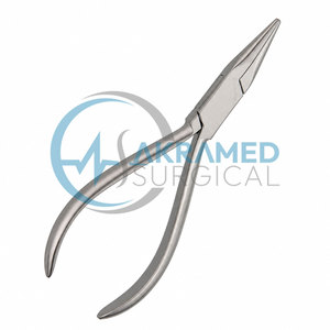Premium Dental Orthodontic Langenbeck <b>Pliers</b> Stainless Steel Smooth Round <b>Flat</b> <b>Nose</b> Wire Bending Surgical Instruments CE - Product Image 2