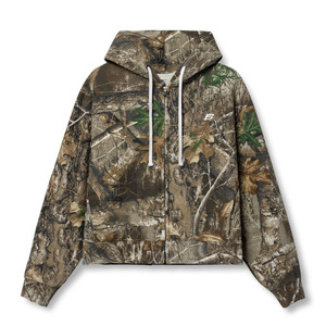 Men's Hoodies Camouflage 100%Cotton Breathable Zip Hoodies B2B Streetwear Y2K Cotton Fleece OEM Custom Wholesale Plain Dyed - Product Image 2