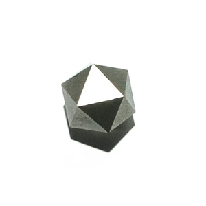 Cubo de whisky de piedra pirita de alta calidad tallado en forma de icosaedro, piedra natural, cristal de sanación Reiki, piedra preciosa. - Product Image 6