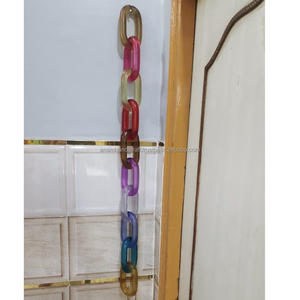 Chaîne en acrylique moderne personnalisée Accents muraux faits à la main en résine ornementale moderne suspendue pour la décoration intérieure Diwali Festival Ready - Product Image 5