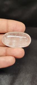 Vente en gros de pierres précieuses brutes de quartz cristal naturel brésilien blanc de haute qualité, cabochons faits à la main pour bijoux - Product Image 5