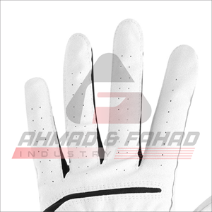 ถุงมือกอล์ฟสีขาวระบายอากาศได้ดี พร้อมสายรัดข้อมือแบบปรับได้สำหรับผู้ชาย เหมาะสำหรับการเล่นกอล์ฟกลางแจ้ง โดย A&F IND. - Product Image 3