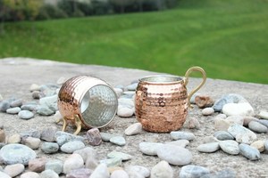 <b>Copper</b> Drinking <b>Mug</b> for Water Polished Pure <b>Copper</b> <b>Mug</b> with Strong Build Modern Luxury Design Large Capacity Daily Use - Product Image 6