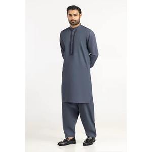 Designer Kurta Style <b>Man</b> <b>Shalwar</b> <b>Kameez</b> Pakistani Traditional Ethnic Clothing Premium <b>Man</b> <b>Shalwar</b> <b>Kameez</b> Eid Wedding Wholesale - Product Image 4