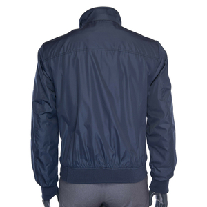 Blouson Bomber Homme 2026 en Cuir Véritable Noir, Col Montant, Fermeture Éclair, Style Moto Biker – Disponible à la Vente en Ligne - Product Image 6
