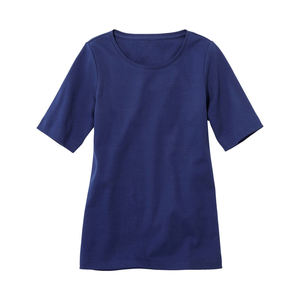 Womens longline T <b>shirt</b> <b>extended</b> length relaxed fit casual fashion top for layering everyday comfort style outfit - Product Image 3