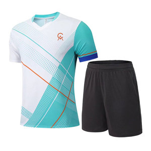Uniforme de Bádminton de Color Sólido Transpirable de Alta Calidad, 100% Poliéster, Ropa Deportiva para Equipos con Colores y Tallas Personalizables - Product Image 3