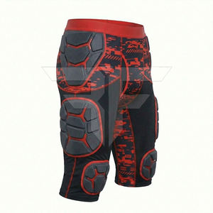 Pantalones Cortos de Fútbol Americano de Alta Calidad, Transpirables, de Secado Rápido, Antibacterianos, con Estampado por Transferencia de Calor, 100% Poliéster - Product Image 3