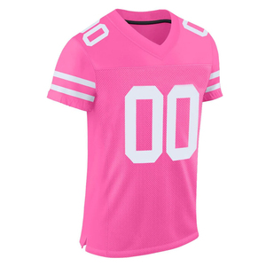 Nouvelle arrivée, maillot de football américain respirant, grande taille, haute qualité, impression personnalisée du nom et du numéro de l'équipe, séchage rapide - Product Image 3