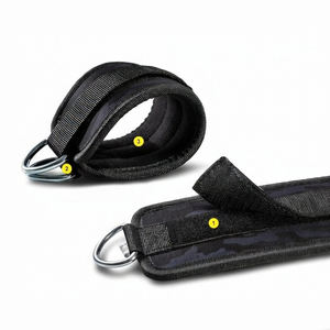 Correa de tobillo ajustable Factory Fitness con hebilla para entrenamiento de fuerza de piernas, correas de tobillo para máquinas de cable en el gimnasio - Product Image 4