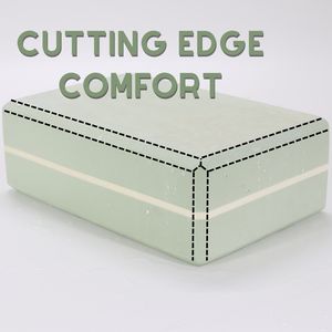 Bloque de Yoga de espuma de cuña de EVA con logotipo de fitness de tres capas OEM ODM - Product Image 2