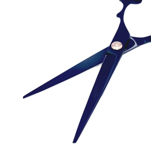 Ciseaux de coiffure professionnels Tegra en acier inoxydable chirurgical de haute qualité, 6 pouces, pour droitiers, avec poignée en caoutchouc, 28 dents - Product Image 6