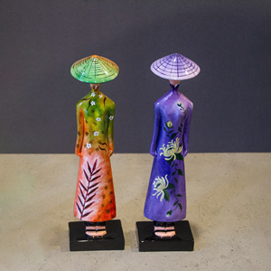 Home accessory lacquered statue living room decor lacquer statues cheap price for bulk buyers - Product Image 2