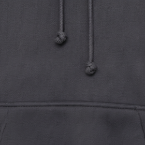 Sweat à capuche oversize gris anthracite pour homme, manches longues, cordon de serrage, col à capuche, en molleton de coton, streetwear - Product Image 5