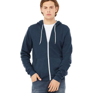 Sweat à capuche zippé Bella Canvas 3739 de qualité supérieure, personnalisable, doux, respirant, coupe classique pour homme, idéal pour l'hiver - Product Image 6