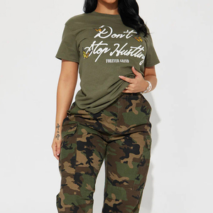 Camisetas de Manga Larga para Mujer, Nueva Llegada, Logotipo Personalizado al por Mayor, 100% Algodón, Camisetas Lisas Estampadas para Mujer - Product Image 4