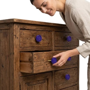 Bone Horn Brass Wood Cabinet Knobs Furniture Handles Modern Design Durable Anti-Rust Easy Installation for Kitchen Bedroom - Product Image 2