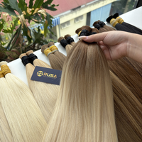Rusa Hair Vera – Cheveux vierges vietnamiens en gros, 100 % naturels, super double drawn, cuticules alignées, 100 g, extensions non traitées