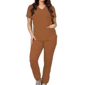 Pantalones Médicos de Maternidad Cómodos para Todo el Día, Cintura Ajustable de Jersey Suave, Ropa de Lactancia, Uniforme de Hospital - Product Image 4