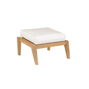 Modern Teak Outdoor Lounge <b>Sofa</b> <b>Set</b> with Waterproof Cushion and Ottoman Garden Balcony Patio Villa Seating - Product Image 5