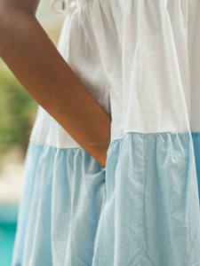 Vestido Maxi de Algodón Personalizado 2026 para Mujer, Estilo Bohemio, Estampado a Mano, Manga Larga, Cómodo, Lavable, para Verano - Product Image 2