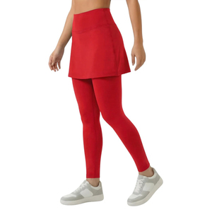 Women's 2 in 1 Skirt Leggings, High Waist Full Length <b>Yoga</b> Workout <b>Pants</b>, Stretch Tennis Fitness <b>Tights</b>, Custom OEM Wholesale - Product Image 1