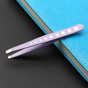Pince à épiler professionnelle en acier inoxydable personnalisée pour manucure, épilation des sourcils et des cils, vente en gros sous marque privée - Product Image 6