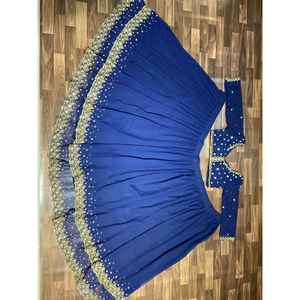 Beautiful Embroidered Party <b>Wear</b> Lehenga Choli <b>Performance</b> <b>Wear</b> - Product Image 6