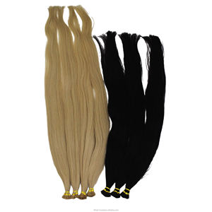 Extensiones de Cabello Humano 100% de Alta Calidad, Cabello Virgen Crudo con Cutícula Alineada, Microperlas, Grado Genio - Product Image 2