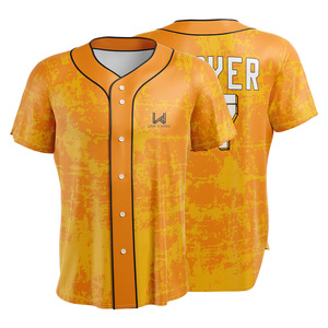 Uniforme Deportivo Personalizado OEM para Mujer, Talla Grande, Jersey de Béisbol y Sóftbol con Botones, Sublimado, Absorbente de Humedad - Product Image 1
