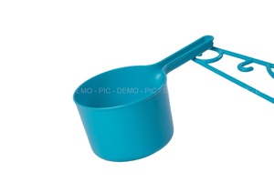 Cucharón de agua de plástico duradero de alta calidad con mango-Cuchara de cucharón multiusos para cocina, baño, limpieza y uso diario - Product Image 4