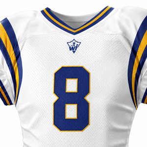 Uniforme de football américain de haute qualité, design personnalisable, tissu en maille respirant et anti-humidité pour les entraînements et les matchs sportifs en équipe - Product Image 4