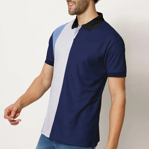 Customized High Quality Men's Golf Quick Dry Polyester Stand up <b>Collar</b> Polo <b>T</b> <b>Shirts</b> Oversized Polo <b>Shirt</b> - Product Image 1