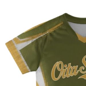 Maillot de lacrosse unisexe vert olive et or sublimé, léger, en polyester, réversible, uniforme d'équipe athlétique, vêtements de performance - Product Image 5