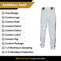 Pantalon de sport unisexe personnalisé en polyester blanc, avec rayures latérales, respirant, imprimé par sublimation, coupe ajustée, braguette zippée, poches antibactériennes