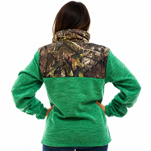 Veste de performance zippée intégrale pour femme, avec accents camouflage, en polaire, idéale pour la chasse et les activités de plein air - Product Image 2