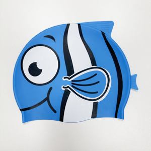 Toucas de Natação Personalizadas para Crianças com Tema de Peixe Nemo para Cabelos Longos, Chapéus para Esportes Aquáticos para Meninos e Meninas - Product Image 6