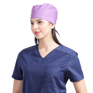 OEM Private Label Women Hospital <b>Scrub</b> <b>Cap</b> Cotton Nurse Surgical Hat Adjustable Medical Head Cover Manufacturer - Product Image 4
