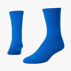 ถุงเท้าข้อสั้นผู้ชาย สีน้ำเงินล้วน แบบถัก สวมใส่ได้ทุกวัน - Product Image 4