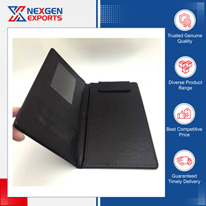Exhibiting Highest Standard Outstanding Quality Handmade PU Leather Presentation <b>Folder</b> at Competitive Wholesale Rates - Product Image 6