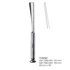 Cortador de Huesos Walter de 10 mm y 20 cm, Instrumento Quirúrgico Manual, Certificado CE ISO13485 Clase I, Cirugía General - Product Image 1