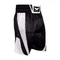 Shorts de boxe personnalisés en matériau performant mi-résistant, ajustement flexible, séchage rapide, écologiques, avec personnalisation de marque, vêtements d'entraînement