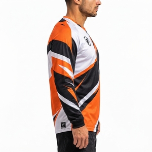 เสื้อเจอร์ซีย์โมโตครอส MX แบบสั่งทำพิเศษ พิมพ์ลายแบบ Sublimation ผ้าระบายอากาศได้ดี ดีไซน์น้ำหนักเบา แห้งเร็ว ซึมซับเหงื่อ - Product Image 3