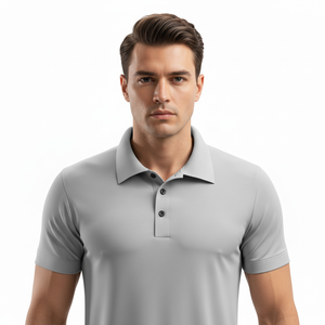 Camiseta Polo con Logotipo Personalizado, Camiseta Polo de Color Sólido, Camiseta Deportiva de Manga Corta para Golf, Camiseta Polo Bordada e Impresa para Hombre - Product Image 4