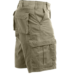 Casual Men's High Street Style Canvas <b>Shorts</b> with Two Back Pockets Breathable & <b>Quick</b> <b>Dry</b> Elastic Waist Stylish Everyday Wear - Product Image 4