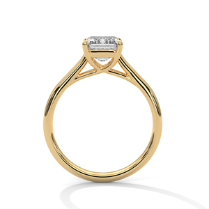 แหวนเพชรทองคำ 14K เพชรเพาะเลี้ยงในห้องปฏิบัติการ แหวนทองคำแท้ 18K สำหรับผู้หญิง สไตล์คลาสสิก รับรองโดย IGI แหวนหมั้น แหวนวันครบรอบ - Product Image 6